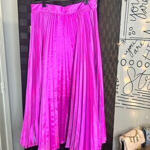 English Factory Pink Color Transfer Skirt
